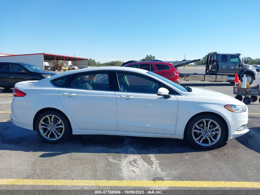 VIN 3FA6P0HDXHR397103 2017 FORD FUSION SE