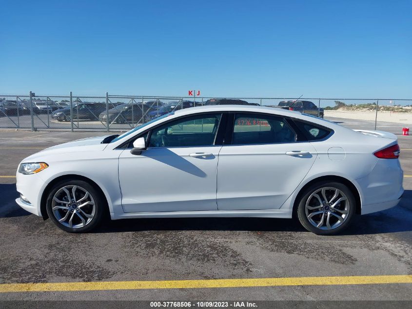 VIN 3FA6P0HDXHR397103 2017 FORD FUSION SE