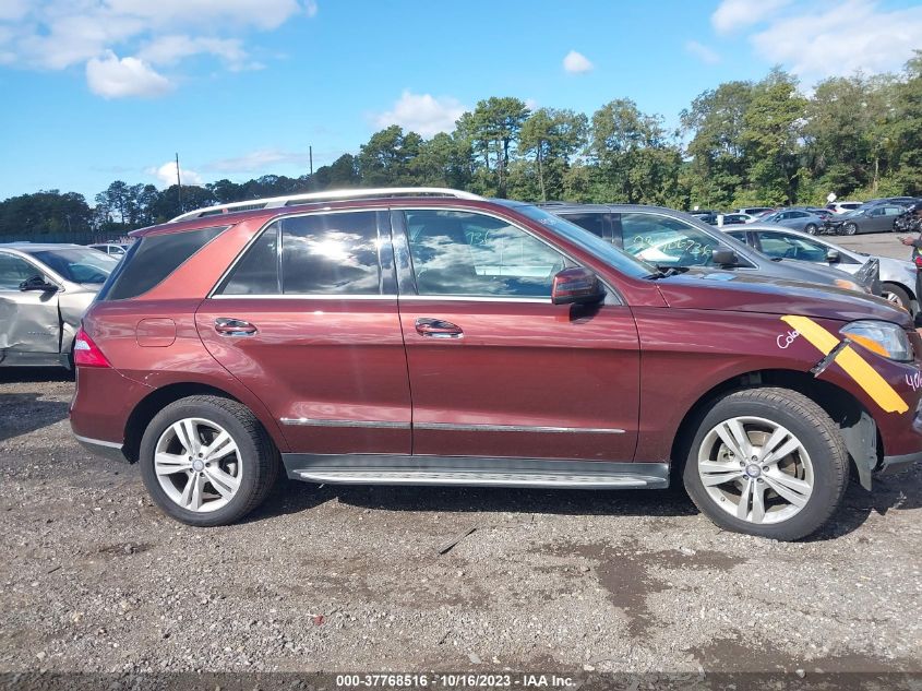 2013 MERCEDES-BENZ M-CLASS ML 350 4JGDA5HB3DA250829