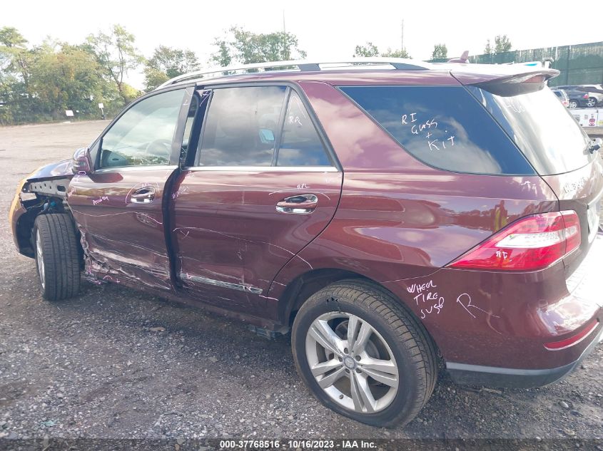 2013 MERCEDES-BENZ M-CLASS ML 350 4JGDA5HB3DA250829