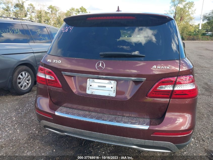 2013 MERCEDES-BENZ M-CLASS ML 350 4JGDA5HB3DA250829