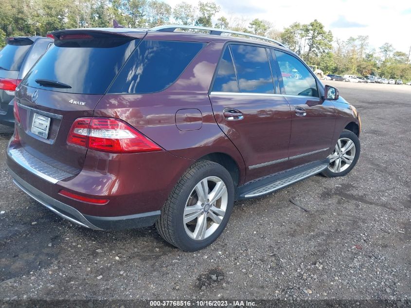 2013 MERCEDES-BENZ M-CLASS ML 350 4JGDA5HB3DA250829