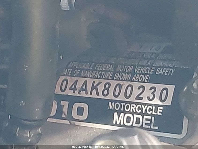 2010 HONDA ST1300 JH2SC5104AK800230