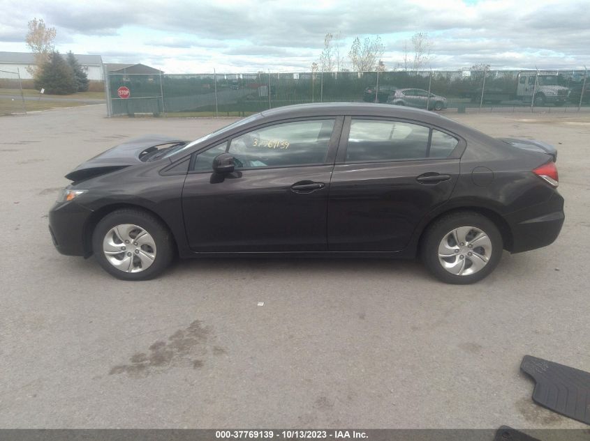 2013 HONDA CIVIC SDN LX 2HGFB2F53DH580088