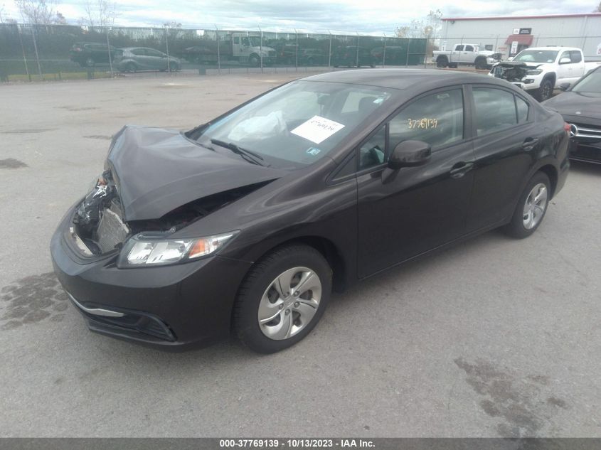 2013 HONDA CIVIC SDN LX 2HGFB2F53DH580088