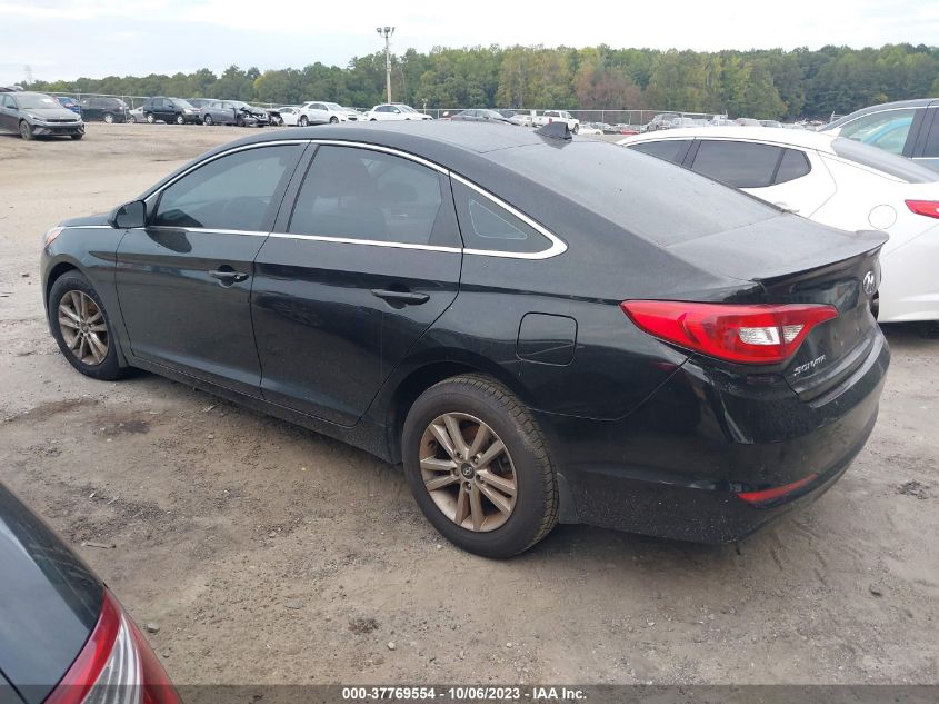 2015 HYUNDAI SONATA 2.4L SE - 5NPE24AF8FH000446