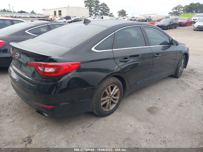 2015 HYUNDAI SONATA 2.4L SE - 5NPE24AF8FH000446