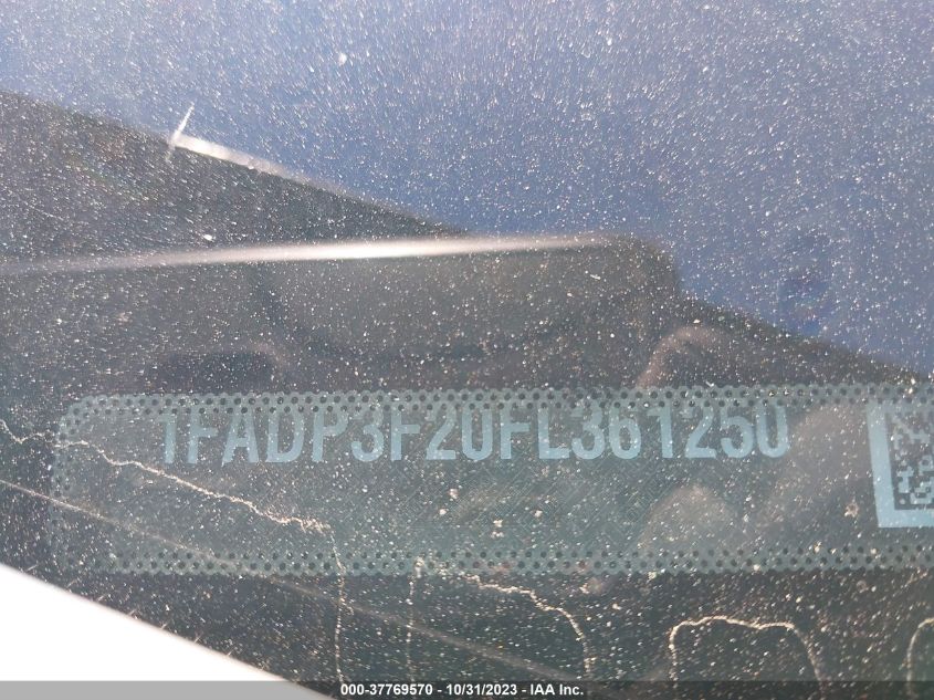 2015 FORD FOCUS SE - 1FADP3F20FL361250