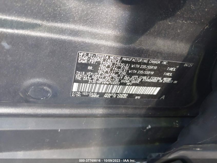 2021 TOYOTA RAV4 XLE PREMIUM - 2T3C1RFV4MW149952