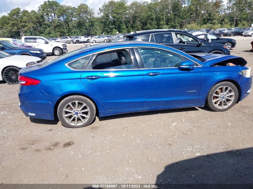 2017 FORD FUSION ENERGI SE - 3FA6P0PU3HR128071