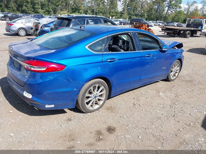 2017 FORD FUSION ENERGI SE - 3FA6P0PU3HR128071