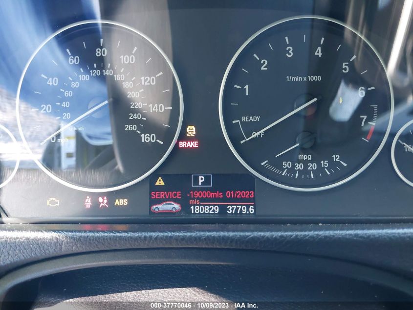 2013 BMW 3 SERIES 328I - WBA3C1C5XDF444567