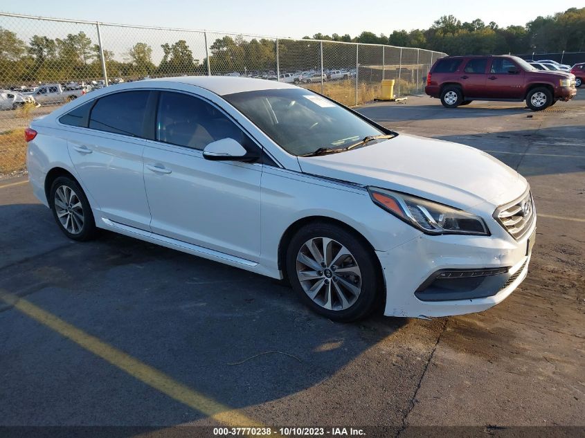 2015 HYUNDAI SONATA 2.4L SPORT - 5NPE34AF4FH036387