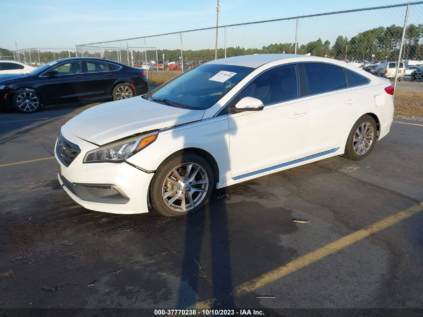 2015 HYUNDAI SONATA 2.4L SPORT - 5NPE34AF4FH036387