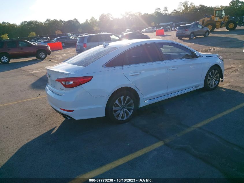 2015 HYUNDAI SONATA 2.4L SPORT - 5NPE34AF4FH036387