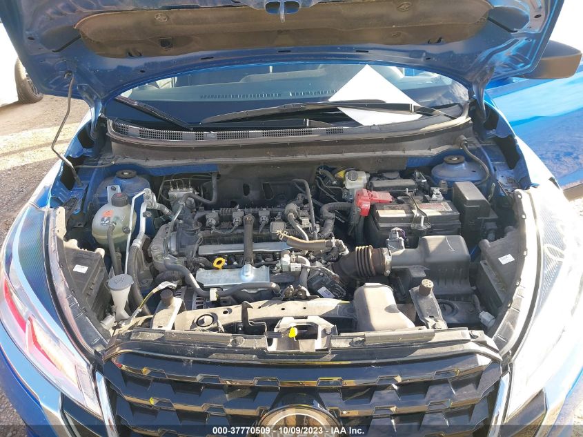 VIN 3N1CP5BV9NL500752 2022 NISSAN KICKS S