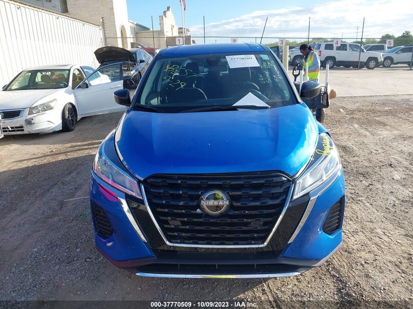 VIN 3N1CP5BV9NL500752 2022 NISSAN KICKS S