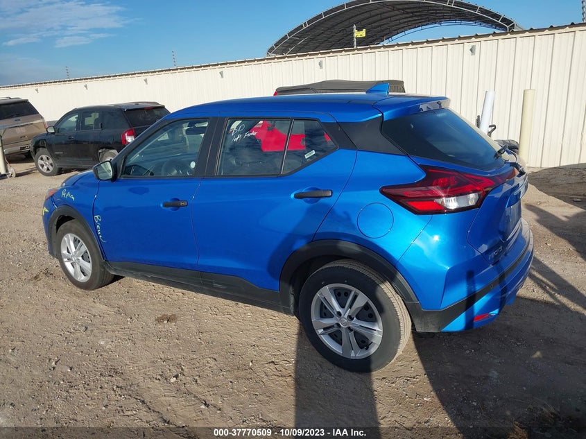 VIN 3N1CP5BV9NL500752 2022 NISSAN KICKS S