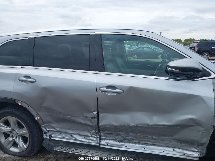2015 TOYOTA HIGHLANDER LIMITED - 5TDYKRFH6FS055086