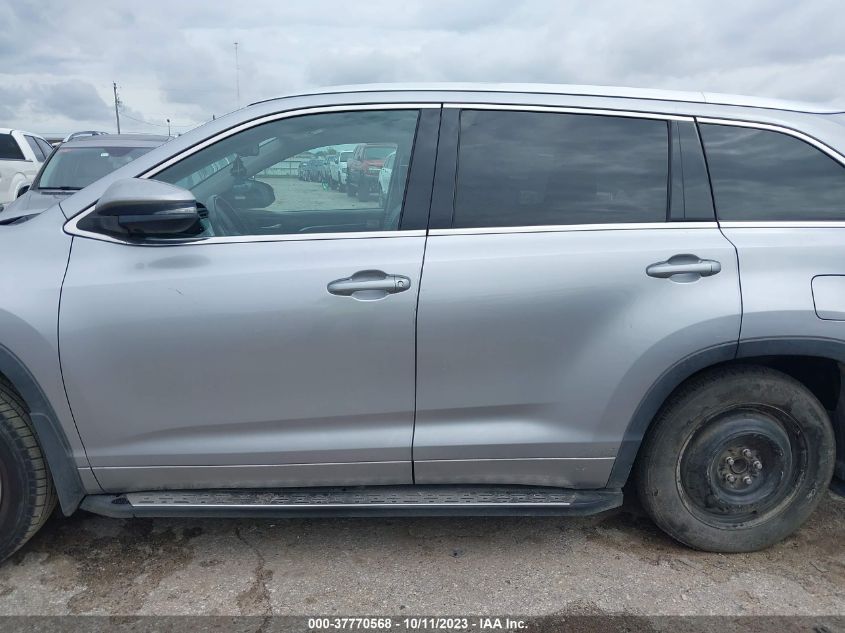 2015 TOYOTA HIGHLANDER LIMITED - 5TDYKRFH6FS055086