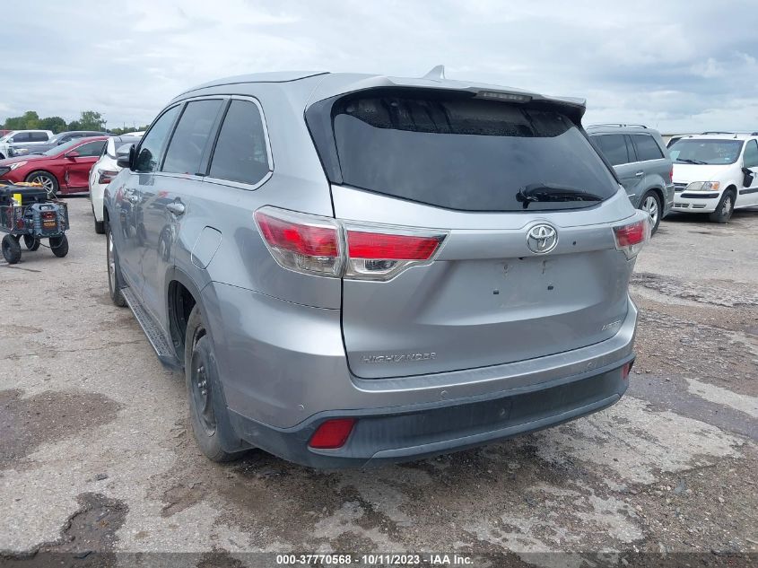 2015 TOYOTA HIGHLANDER LIMITED - 5TDYKRFH6FS055086