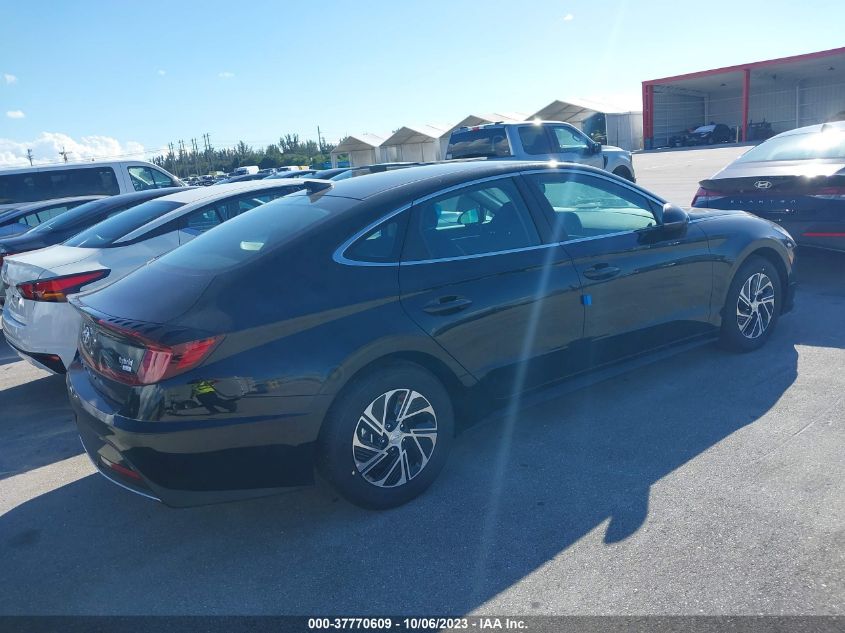 2023 HYUNDAI SONATA HYBRID BLUE - KMHL24JJ1PA074274
