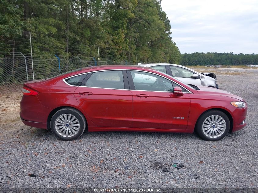 2014 FORD FUSION SE HYBRID - 3FA6P0LU5ER189777