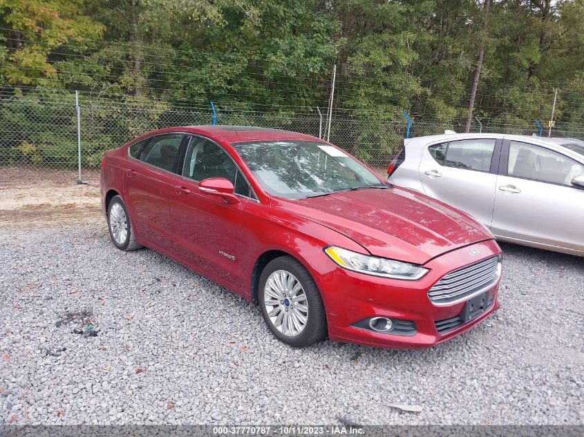 2014 FORD FUSION SE HYBRID - 3FA6P0LU5ER189777