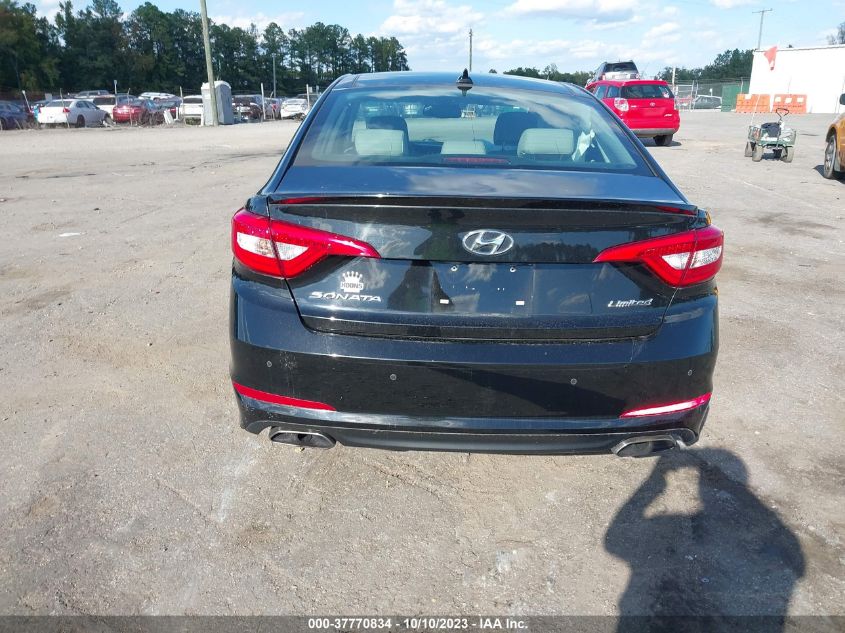 2016 HYUNDAI SONATA 2.4L LIMITED - 5NPE34AF8GH381827