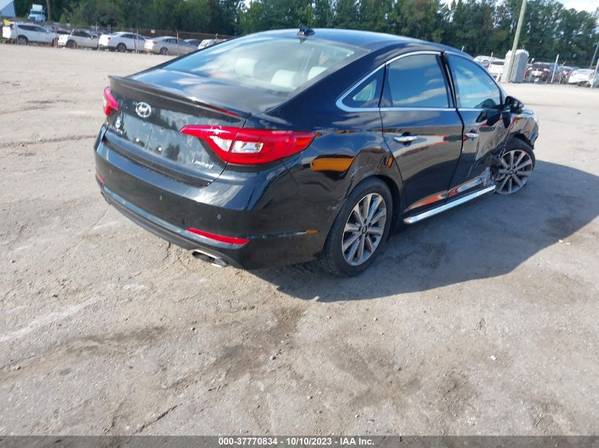 2016 HYUNDAI SONATA 2.4L LIMITED - 5NPE34AF8GH381827