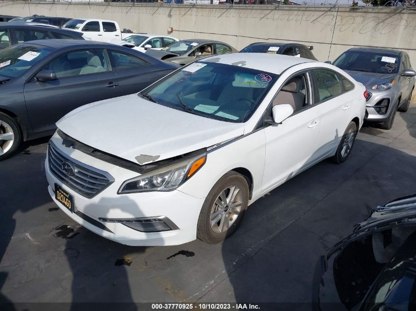 2015 HYUNDAI SONATA 2.4L SE - 5NPE24AF8FH001824