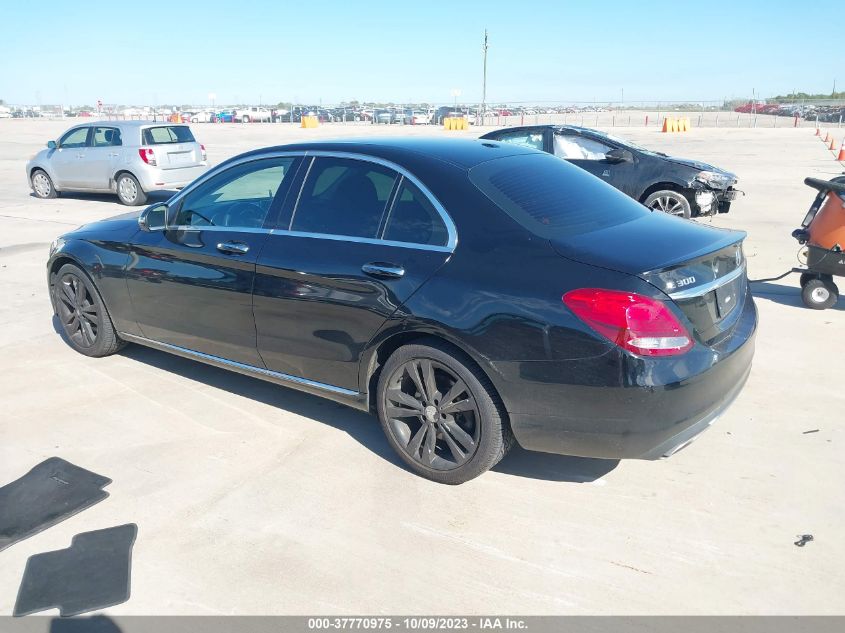 2016 MERCEDES-BENZ C 300 SPORT/LUXURY/ - 55SWF4JB0GU107026