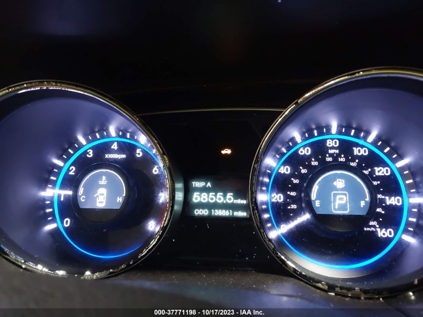 2013 HYUNDAI SONATA GLS PZEV - 5NPEB4AC4DH569152