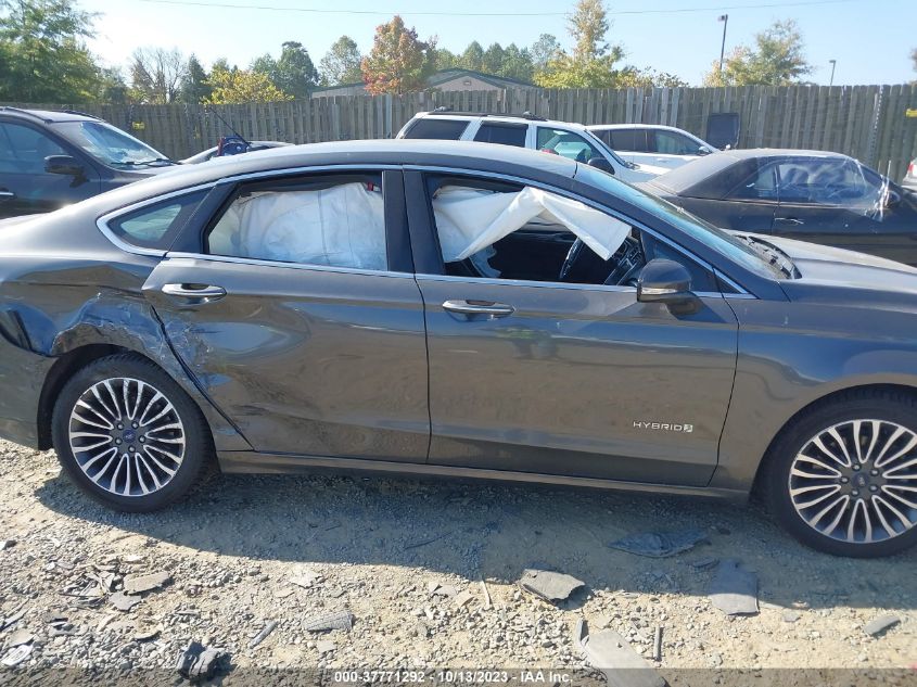 2017 FORD FUSION HYBRID SE - 3FA6P0LU5HR262599