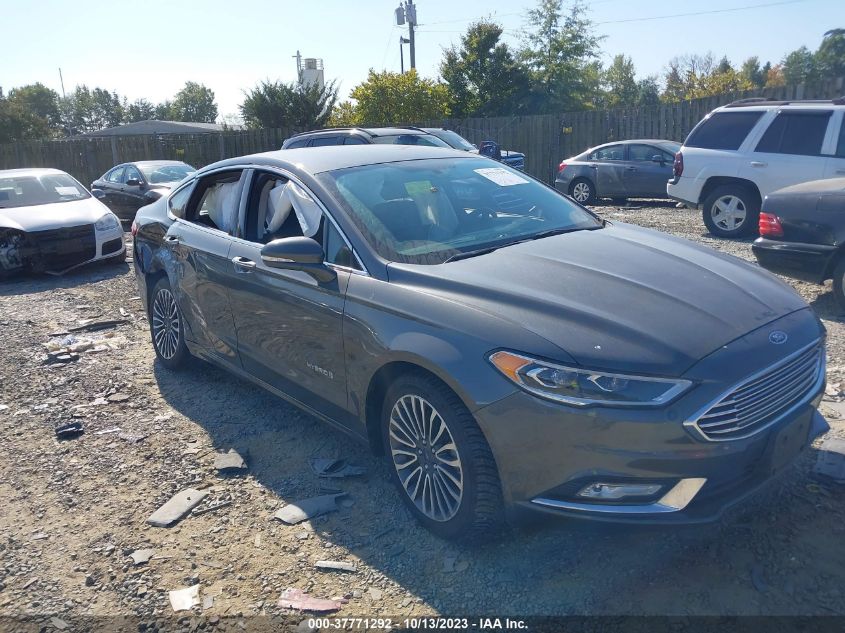 2017 FORD FUSION HYBRID SE - 3FA6P0LU5HR262599