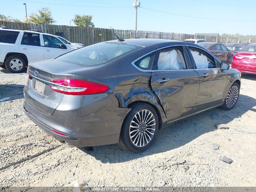 2017 FORD FUSION HYBRID SE - 3FA6P0LU5HR262599