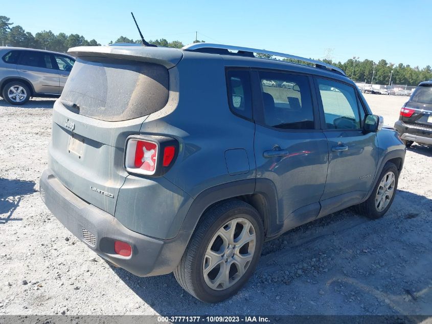2017 JEEP RENEGADE LIMITED - ZACCJADB6HPE68221