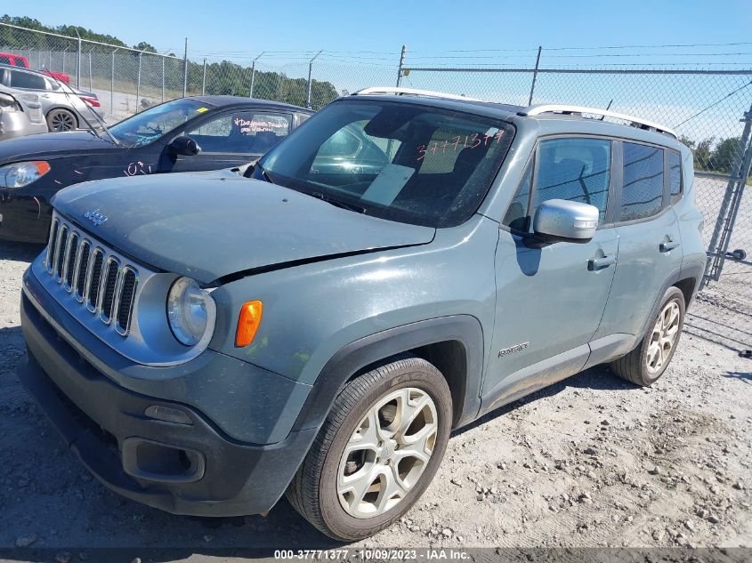 2017 JEEP RENEGADE LIMITED - ZACCJADB6HPE68221