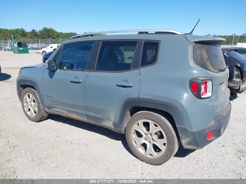 2017 JEEP RENEGADE LIMITED - ZACCJADB6HPE68221