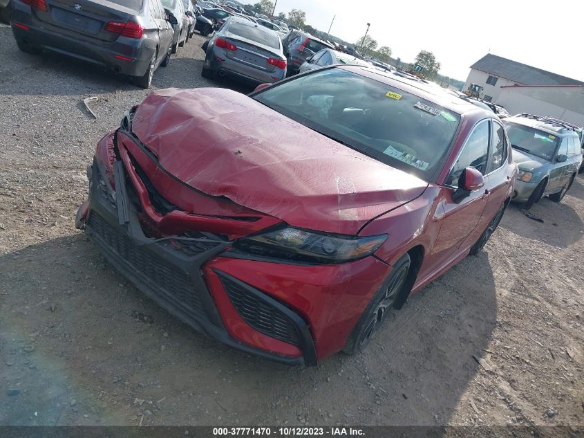 2021 TOYOTA CAMRY SE/SE NIGHT SHADE - 4T1G11AK9MU473584