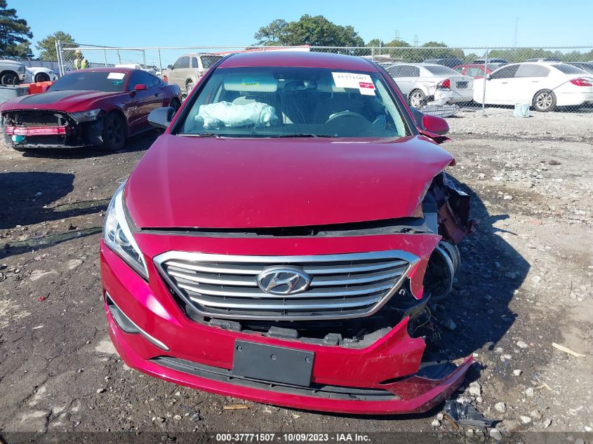 2016 HYUNDAI SONATA 2.4L SE - 5NPE24AF9GH351531