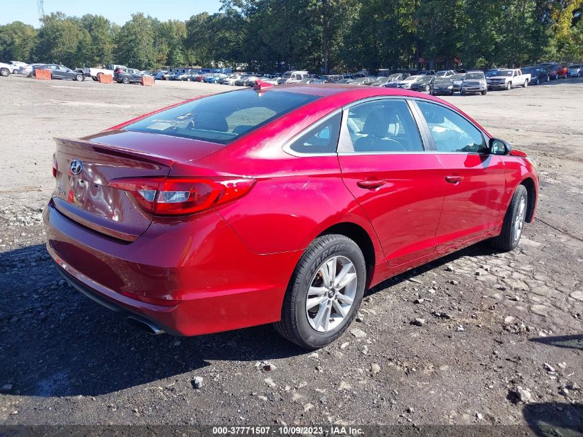 2016 HYUNDAI SONATA 2.4L SE - 5NPE24AF9GH351531