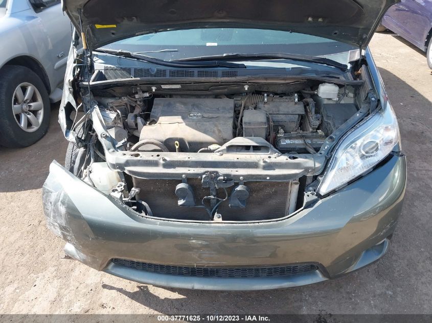 2014 TOYOTA SIENNA XLE/XLE AAS/LTD - 5TDYK3DC6ES474509