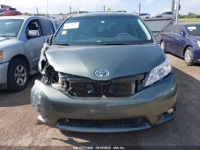 2014 TOYOTA SIENNA XLE/XLE AAS/LTD - 5TDYK3DC6ES474509