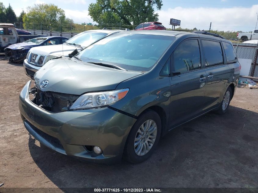 2014 TOYOTA SIENNA XLE/XLE AAS/LTD - 5TDYK3DC6ES474509