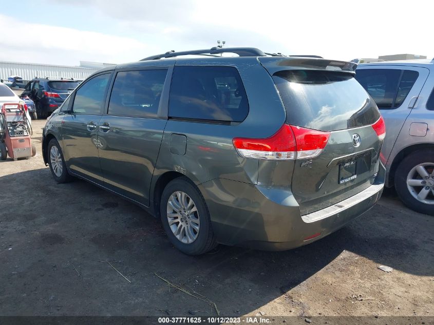 2014 TOYOTA SIENNA XLE/XLE AAS/LTD - 5TDYK3DC6ES474509