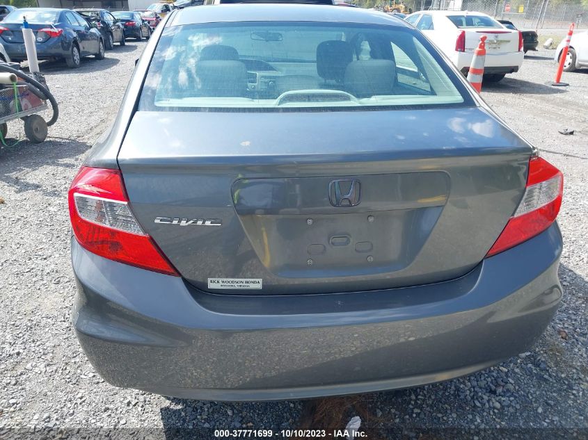 19XFB2F82CE072908 | 2012 HONDA CIVIC