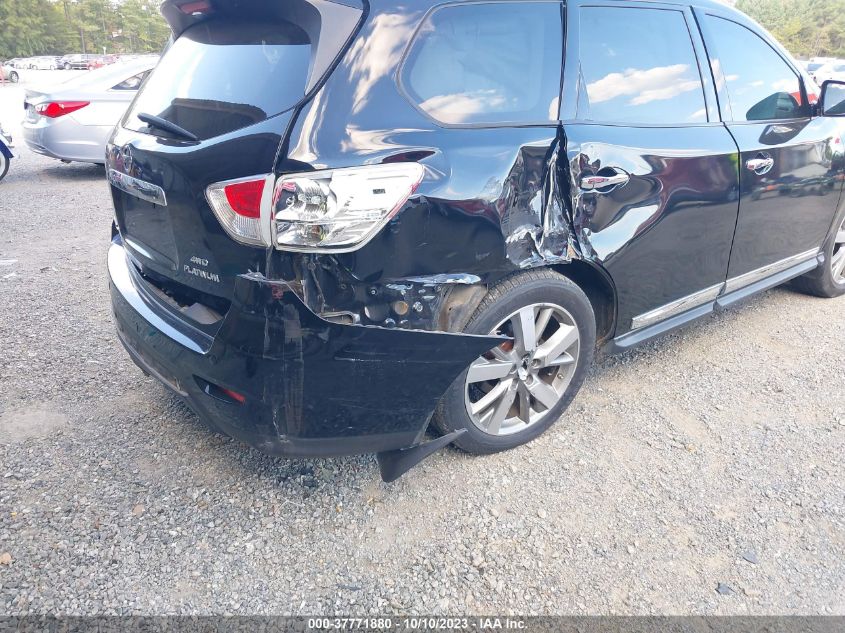 2013 NISSAN PATHFINDER PLATINUM - 5N1AR2MM0DC677875