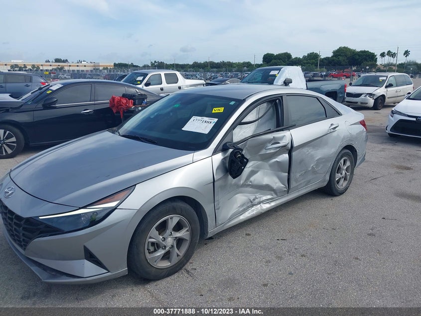 VIN 5NPLL4AG9MH015015 2021 HYUNDAI ELANTRA SE
