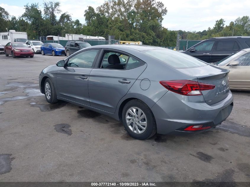 2019 HYUNDAI ELANTRA SE - KMHD74LF6KU869665